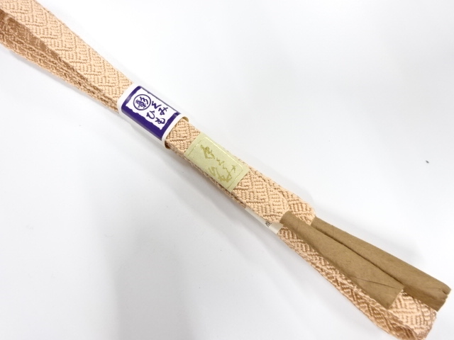 未使用品　正絹　手組帯締め